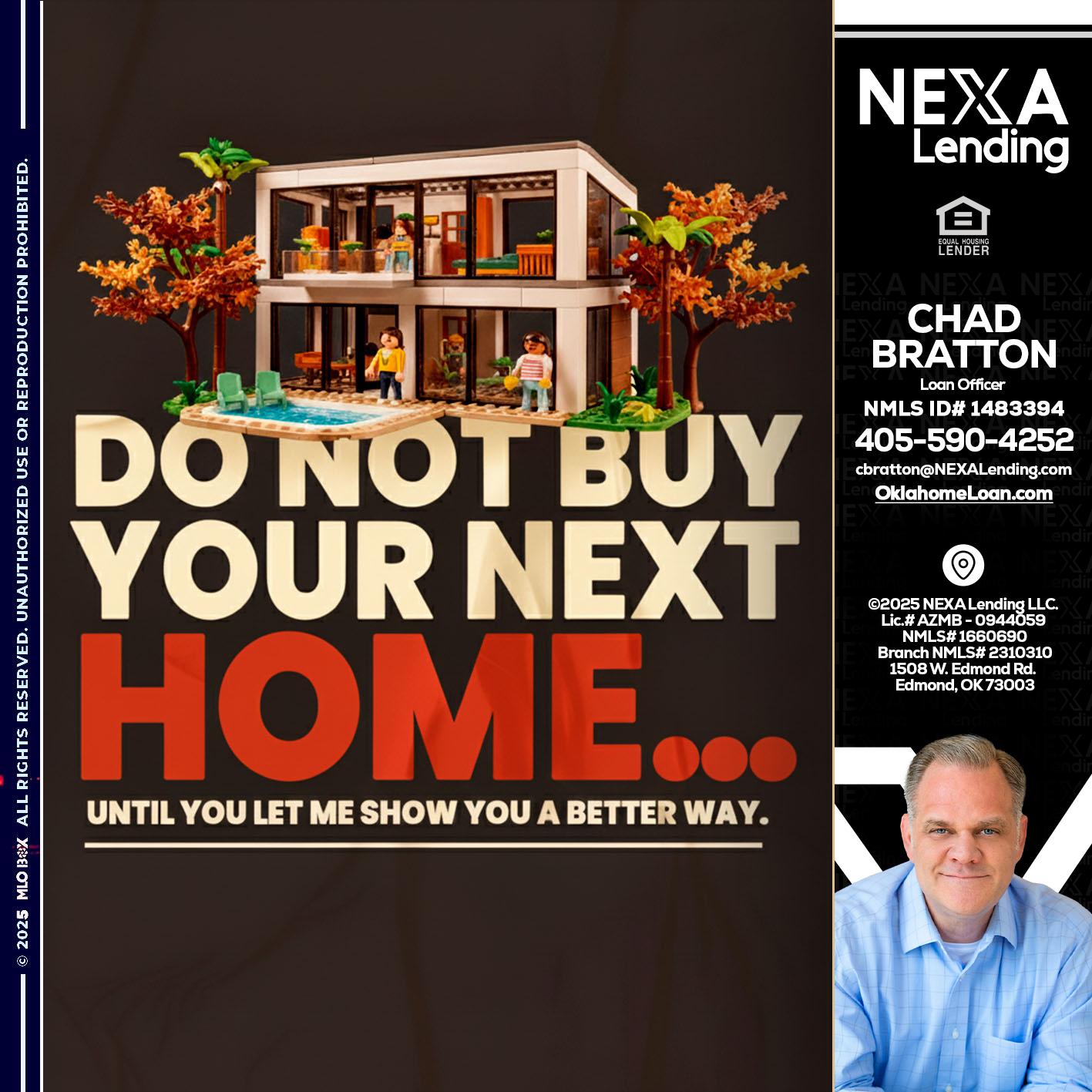 DO NOT BUY - Chad Bratton -Senior Loan Officer