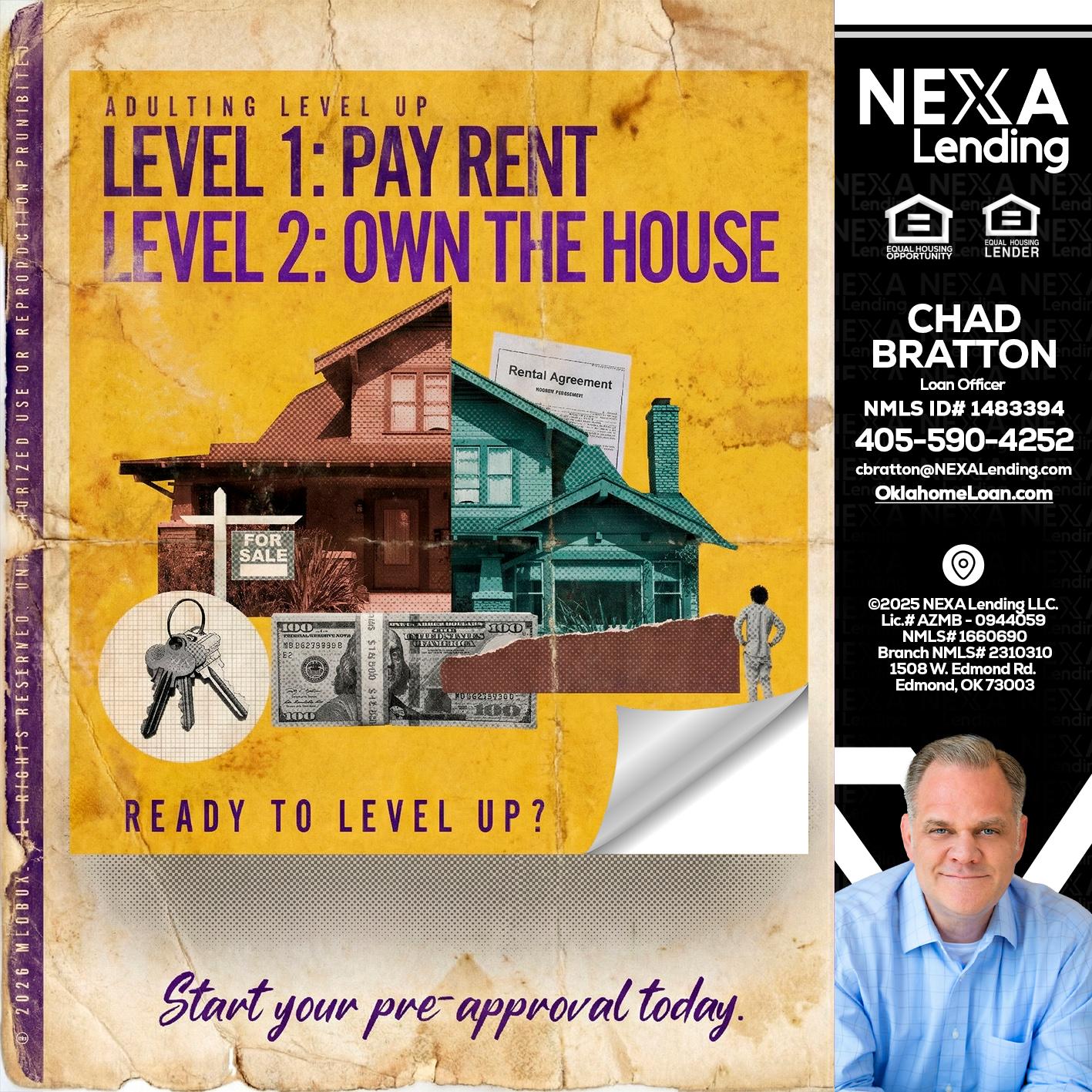 LEVEL 1 - Chad Bratton -Senior Loan Officer