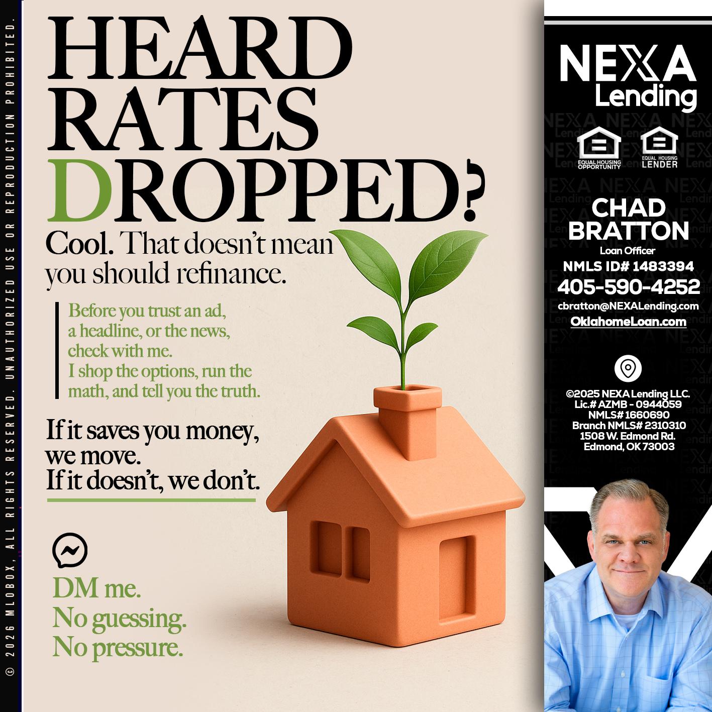 HEARD RATES - Chad Bratton -Senior Loan Officer