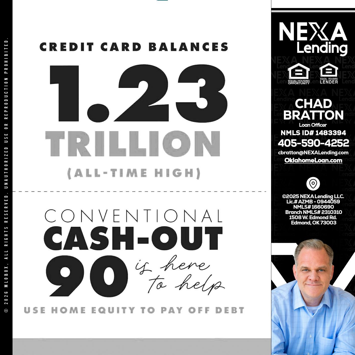 CREDIT CARD BALANCE - Chad Bratton -Senior Loan Officer