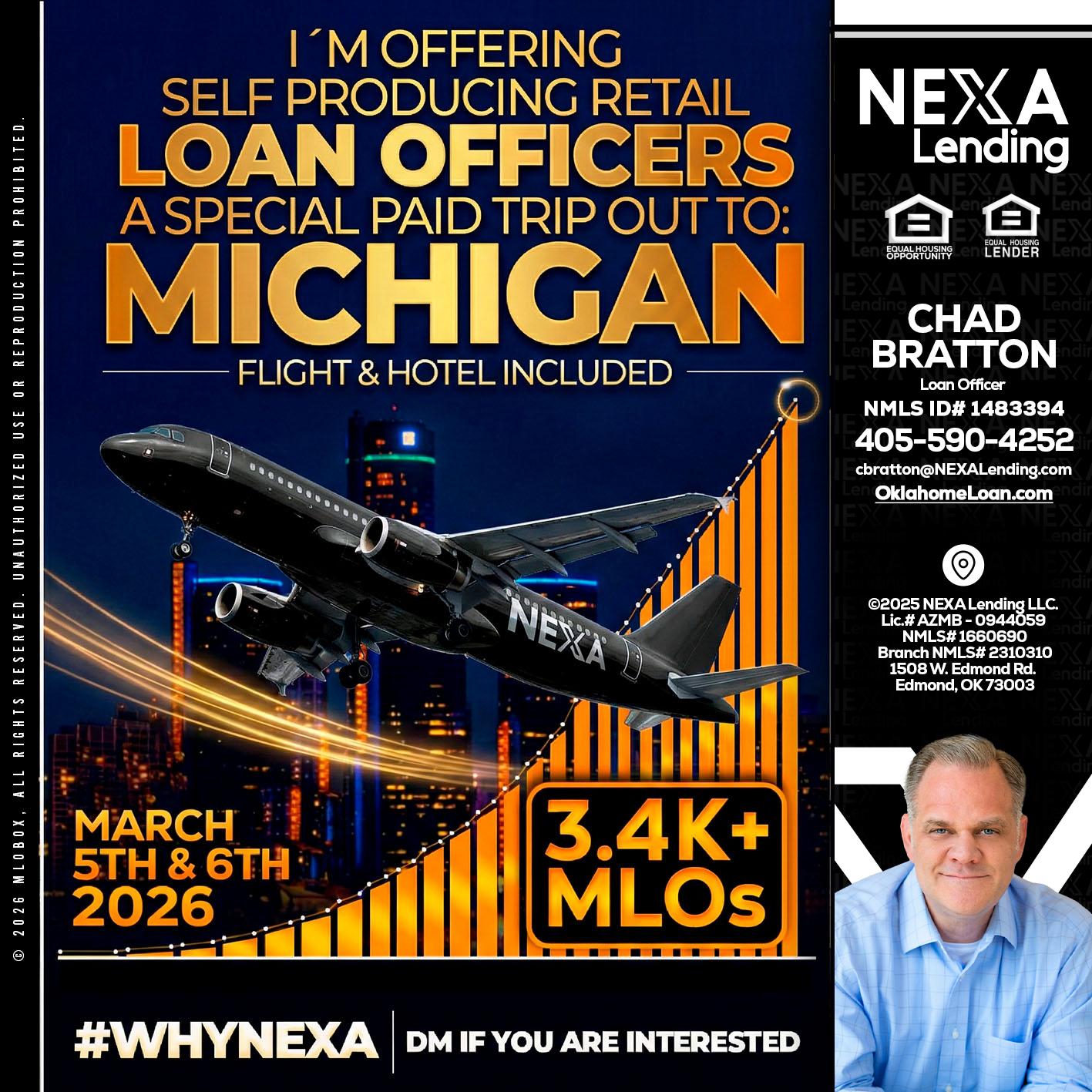 MICHIGAN - Chad Bratton -Senior Loan Officer