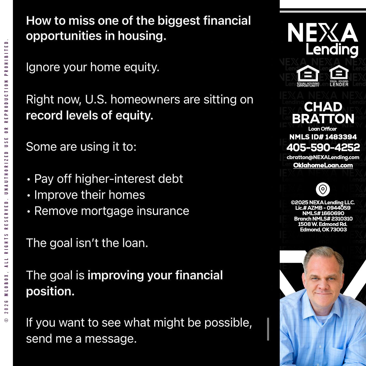 how to miss - Chad Bratton -Senior Loan Officer
