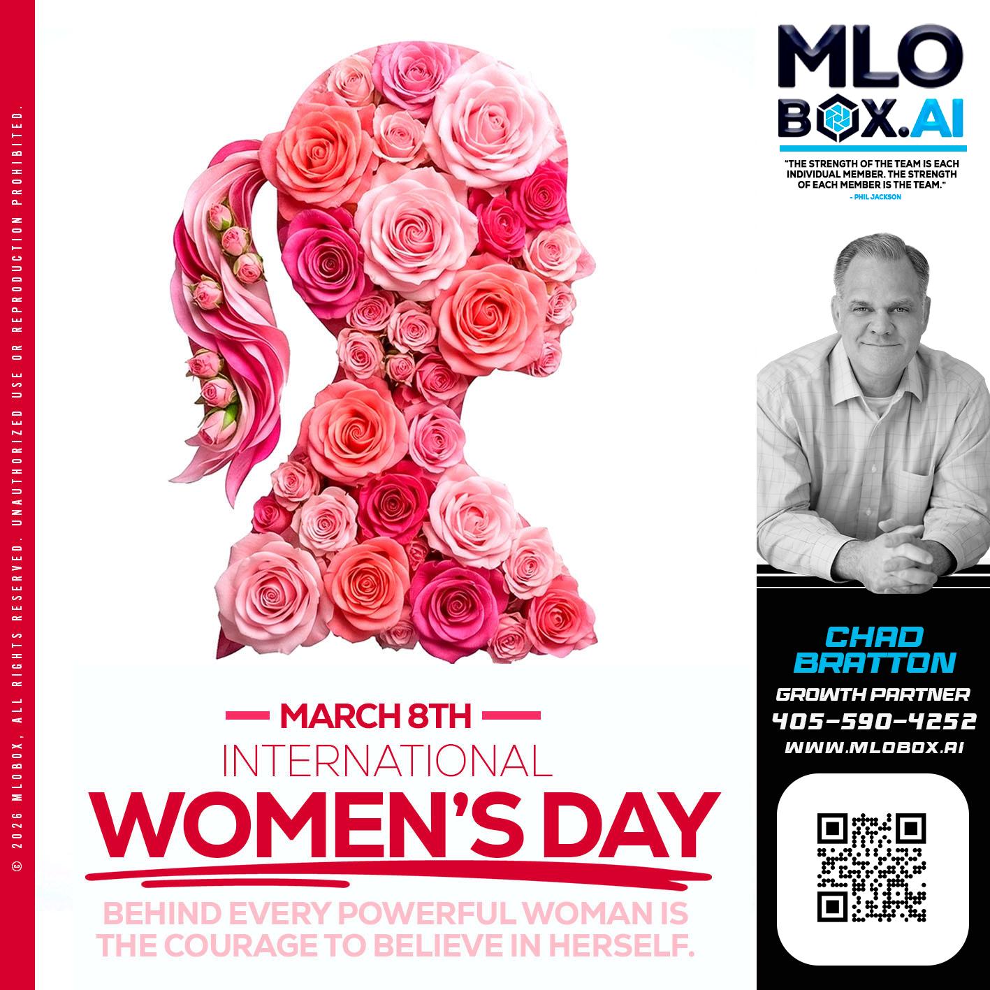 MARCH 8TH - Chad Bratton -Senior Loan Officer