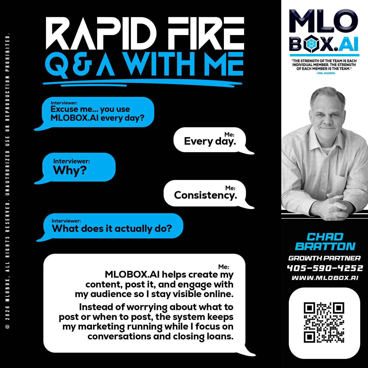 RAPID Q&A - Chad Bratton -Senior Loan Officer