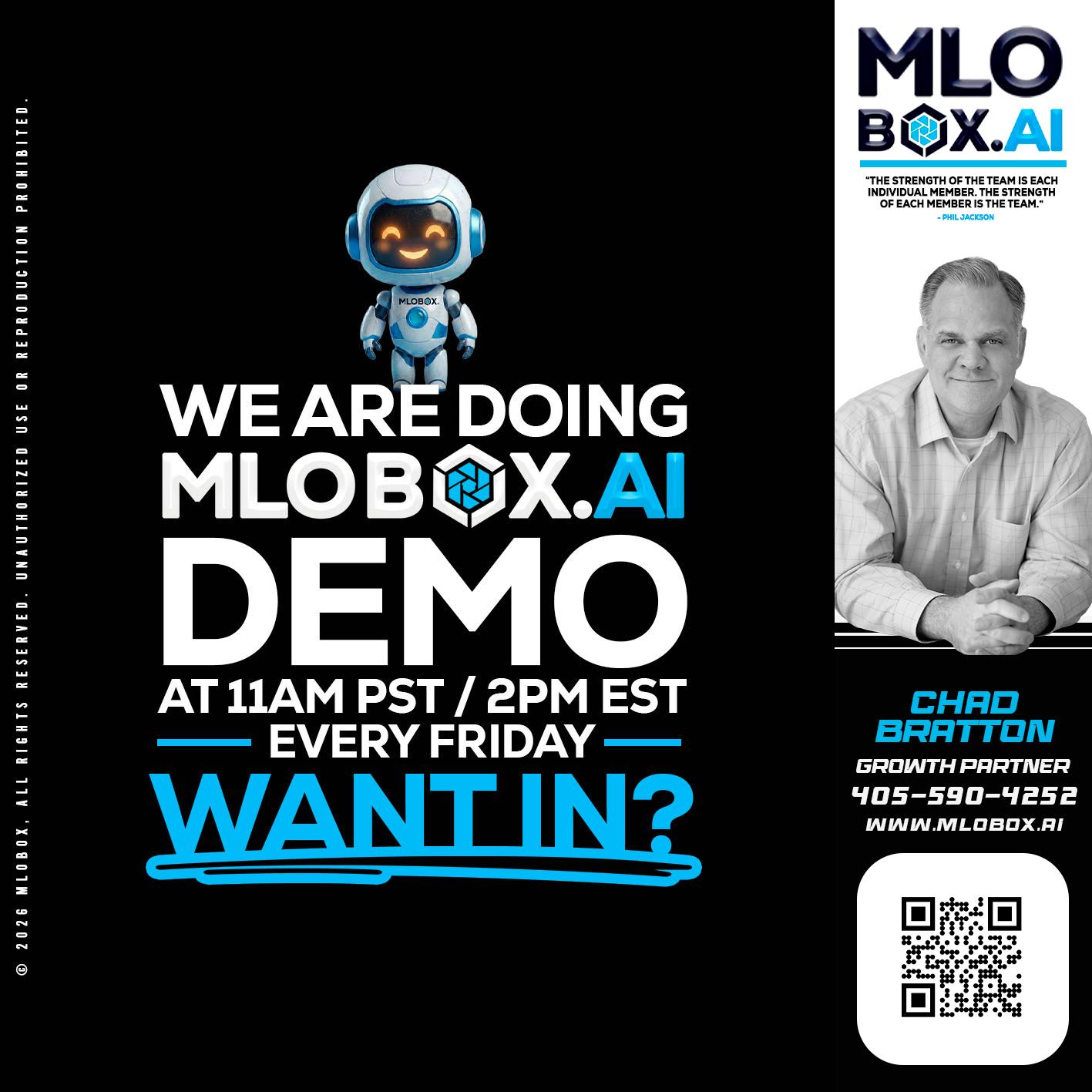 WE ARE DOING - Chad Bratton -Senior Loan Officer