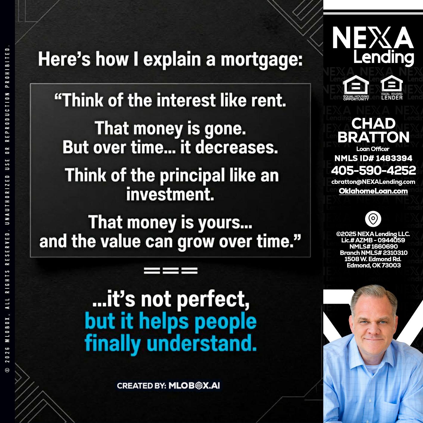 HERES NOW - Chad Bratton -Senior Loan Officer