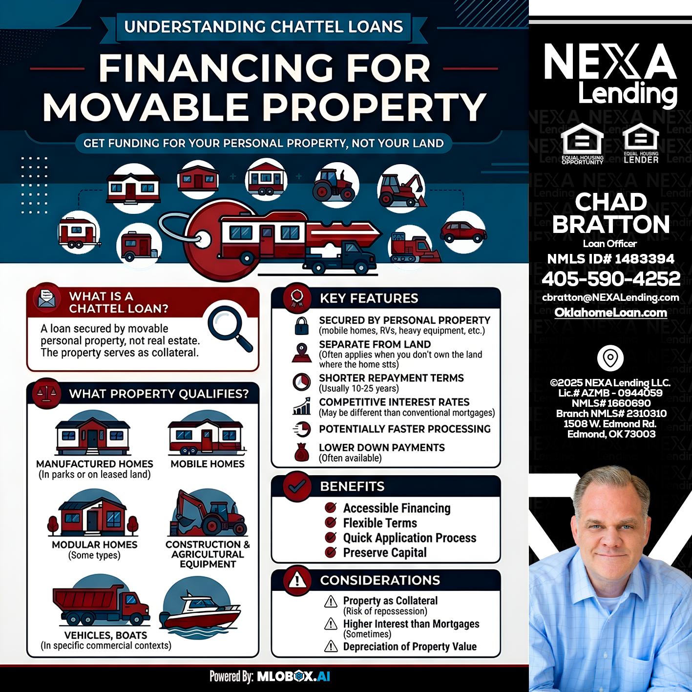 Chattel Loans - Chad Bratton -Senior Loan Officer