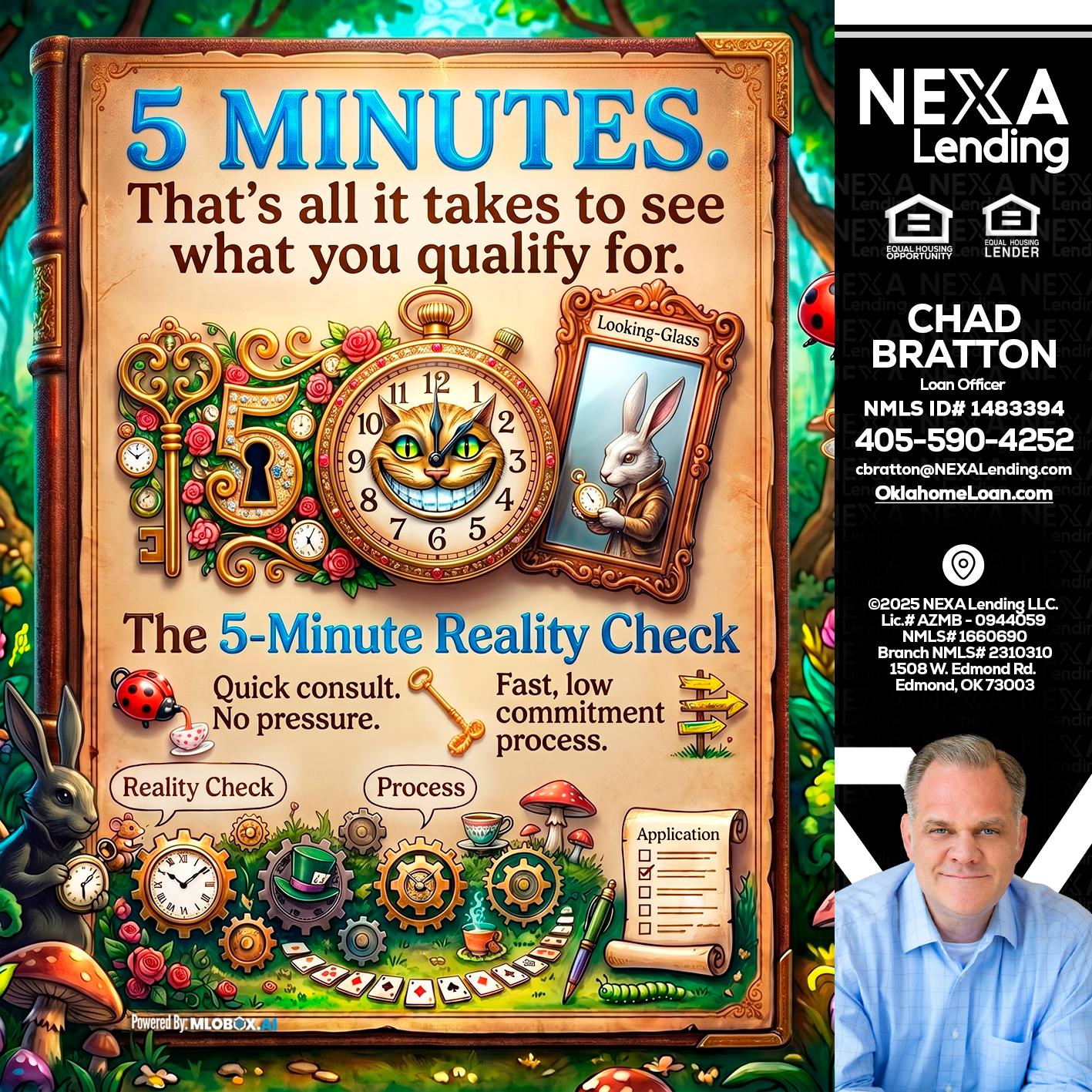Reality Check! - Chad Bratton -Senior Loan Officer