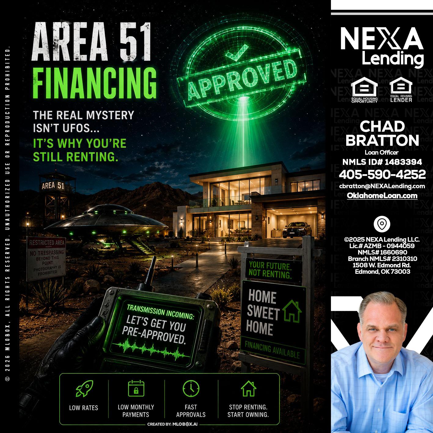 AREA 51 - Chad Bratton -Senior Loan Officer