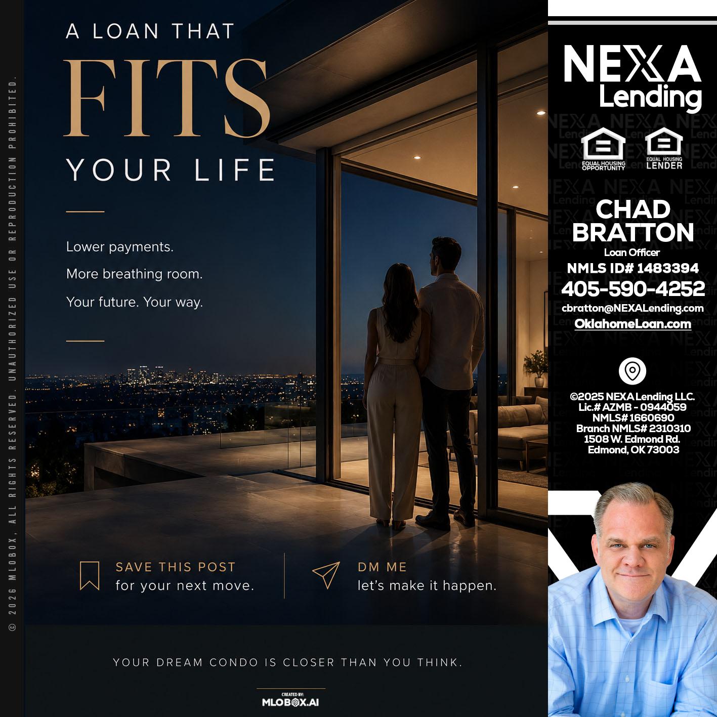 LOANS THAT FIT - Chad Bratton -Senior Loan Officer