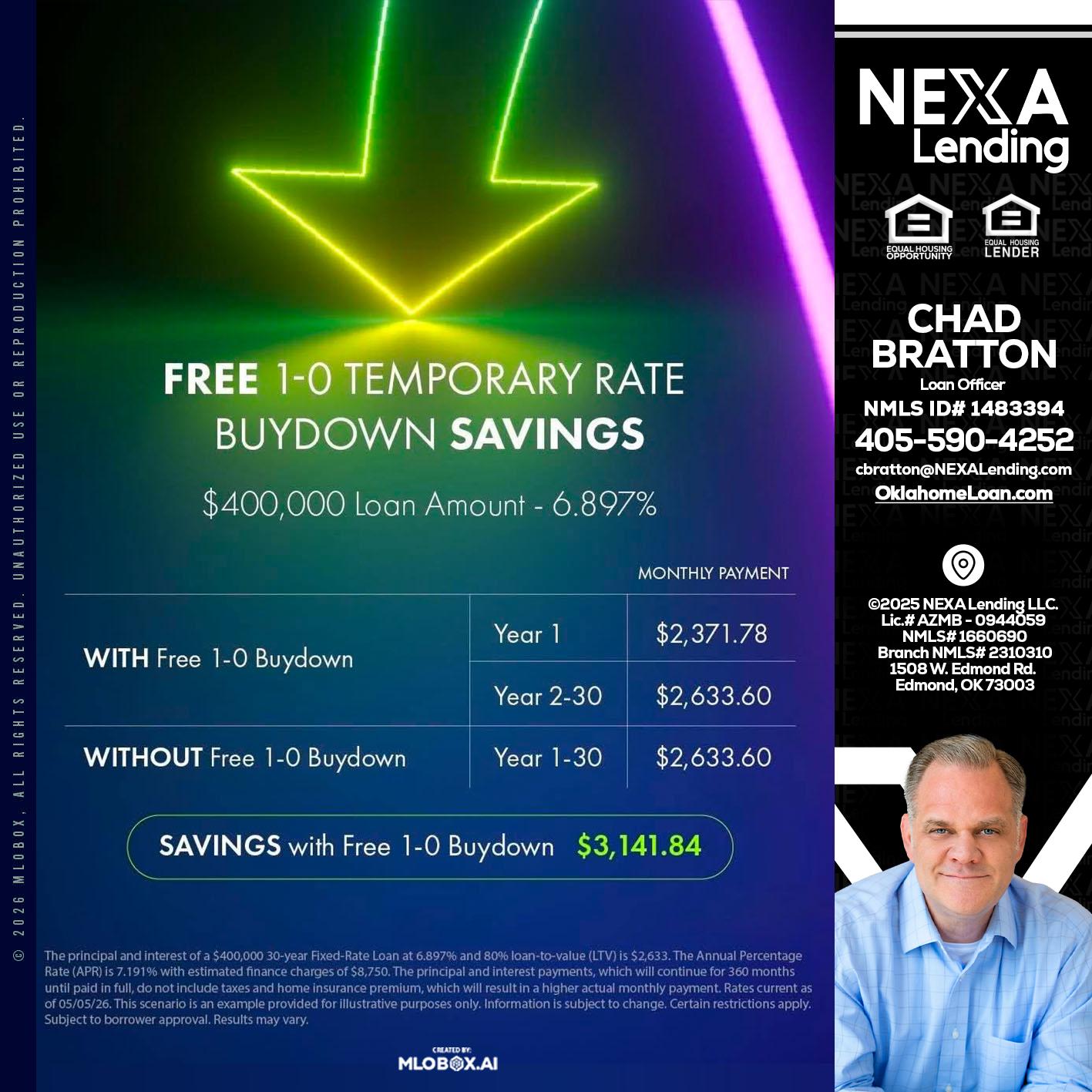 BUYDOWN - Chad Bratton -Senior Loan Officer