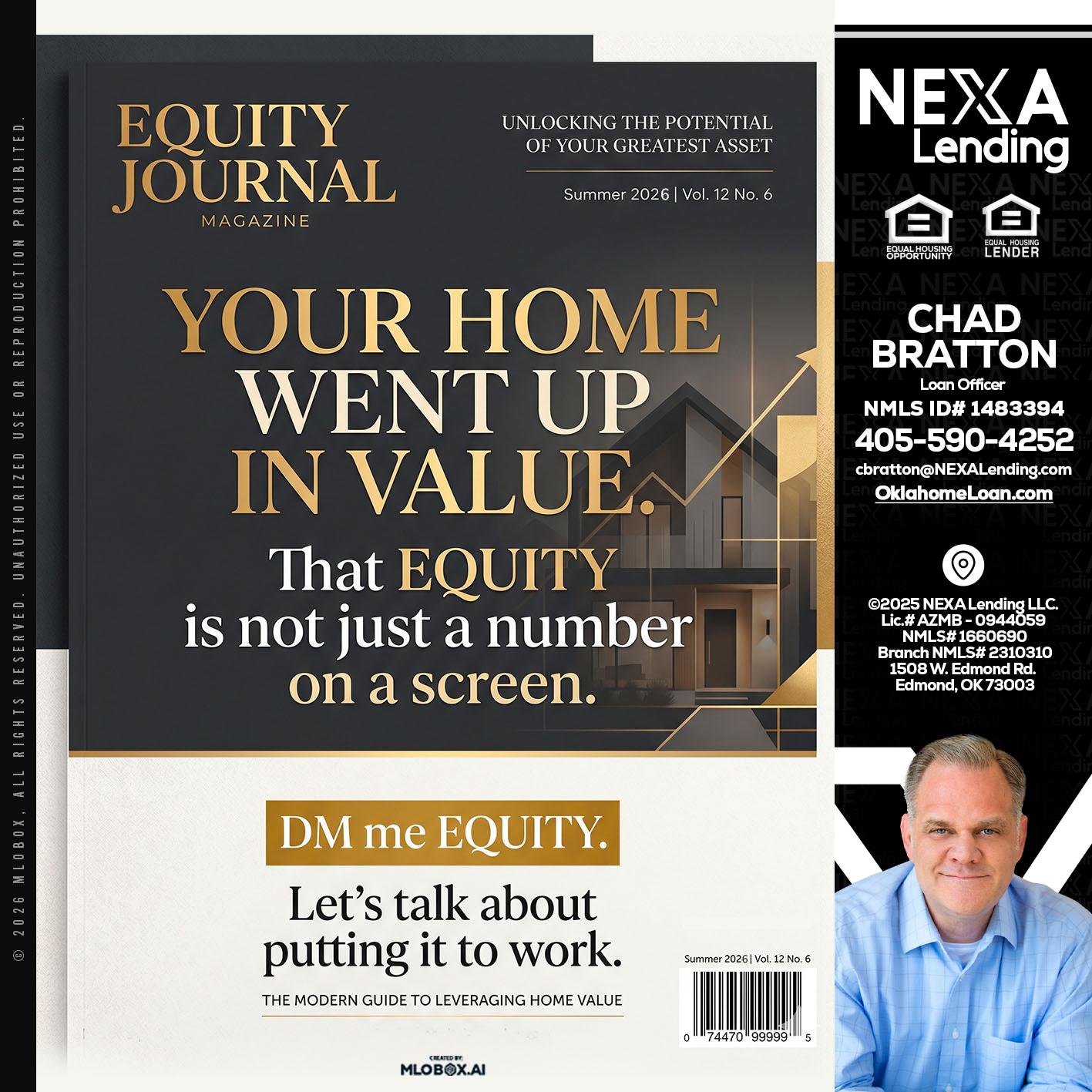 YOUR HOME - Chad Bratton -Senior Loan Officer