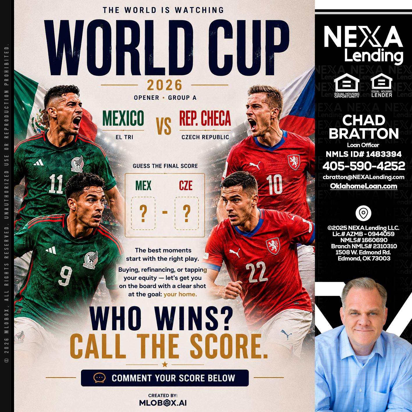 WORLD CUP 2026 - Chad Bratton -Senior Loan Officer