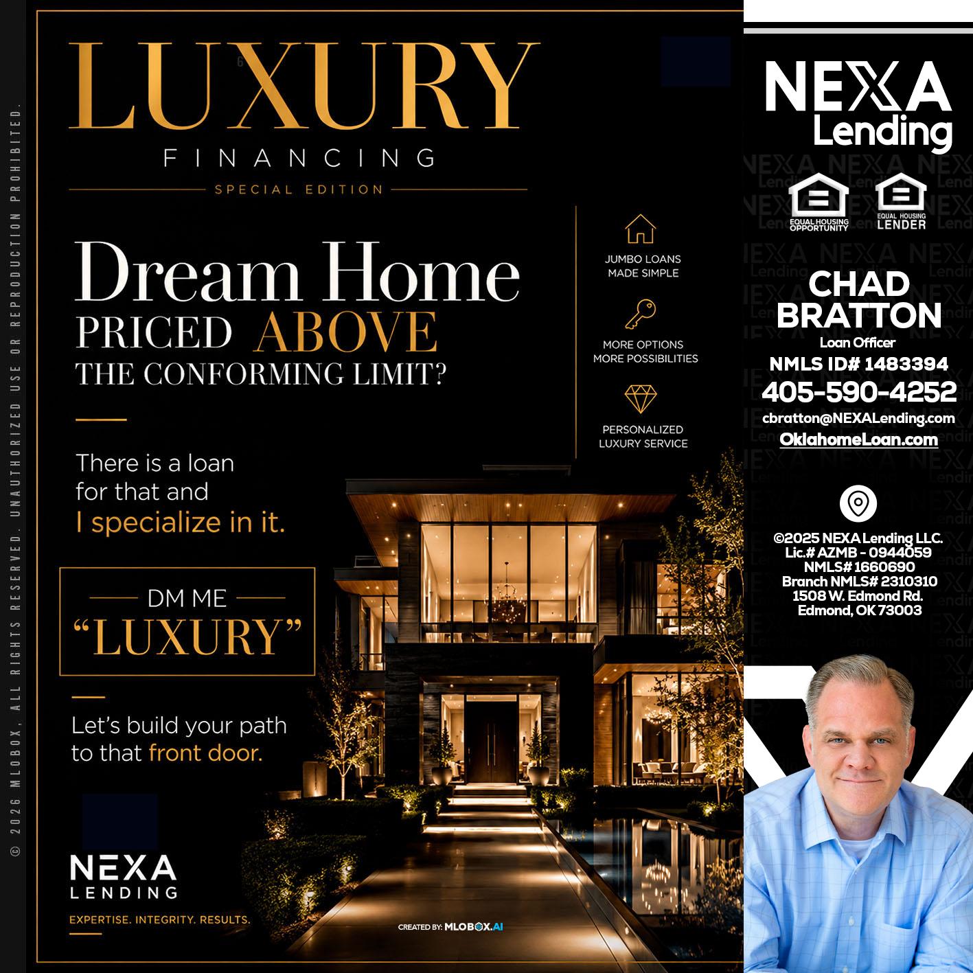 LUXURY - Chad Bratton -Senior Loan Officer