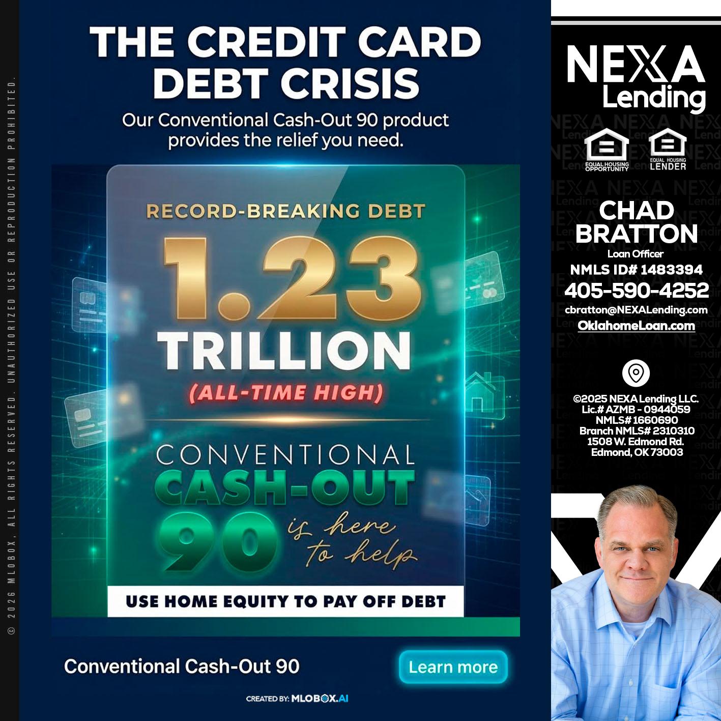 THE CREDIT CARD - Chad Bratton -Senior Loan Officer