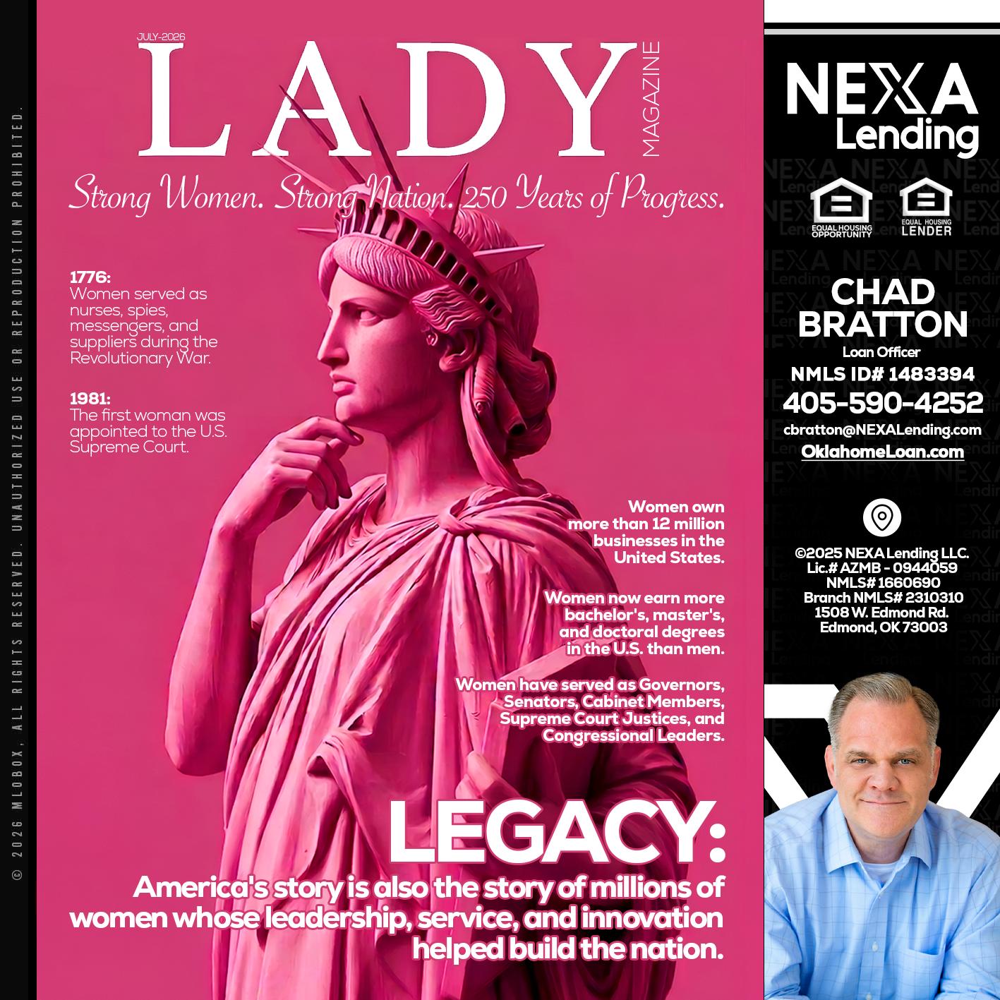 LADY LIBERTY! - Chad Bratton -Senior Loan Officer