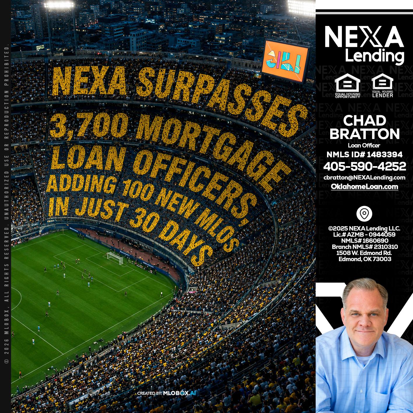 NEXA SURPASSES - Chad Bratton -Senior Loan Officer