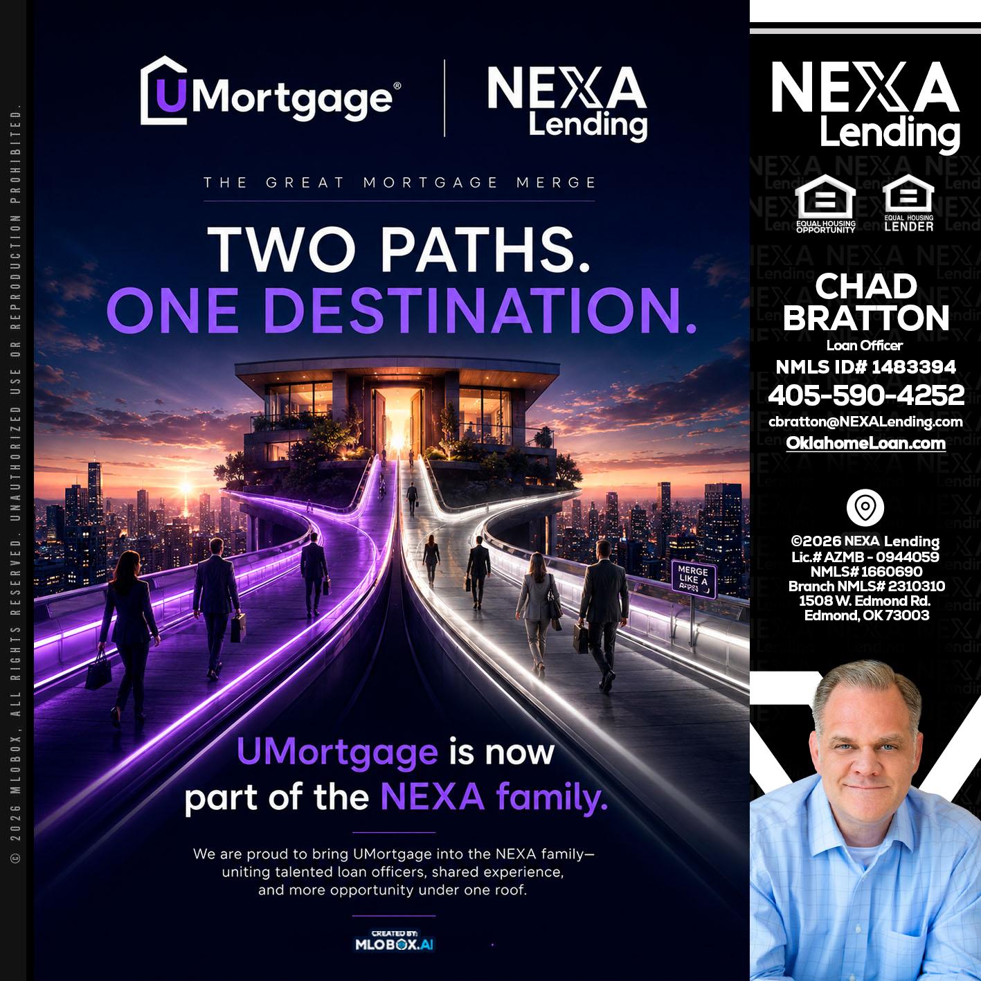 two path - Chad Bratton -Senior Loan Officer