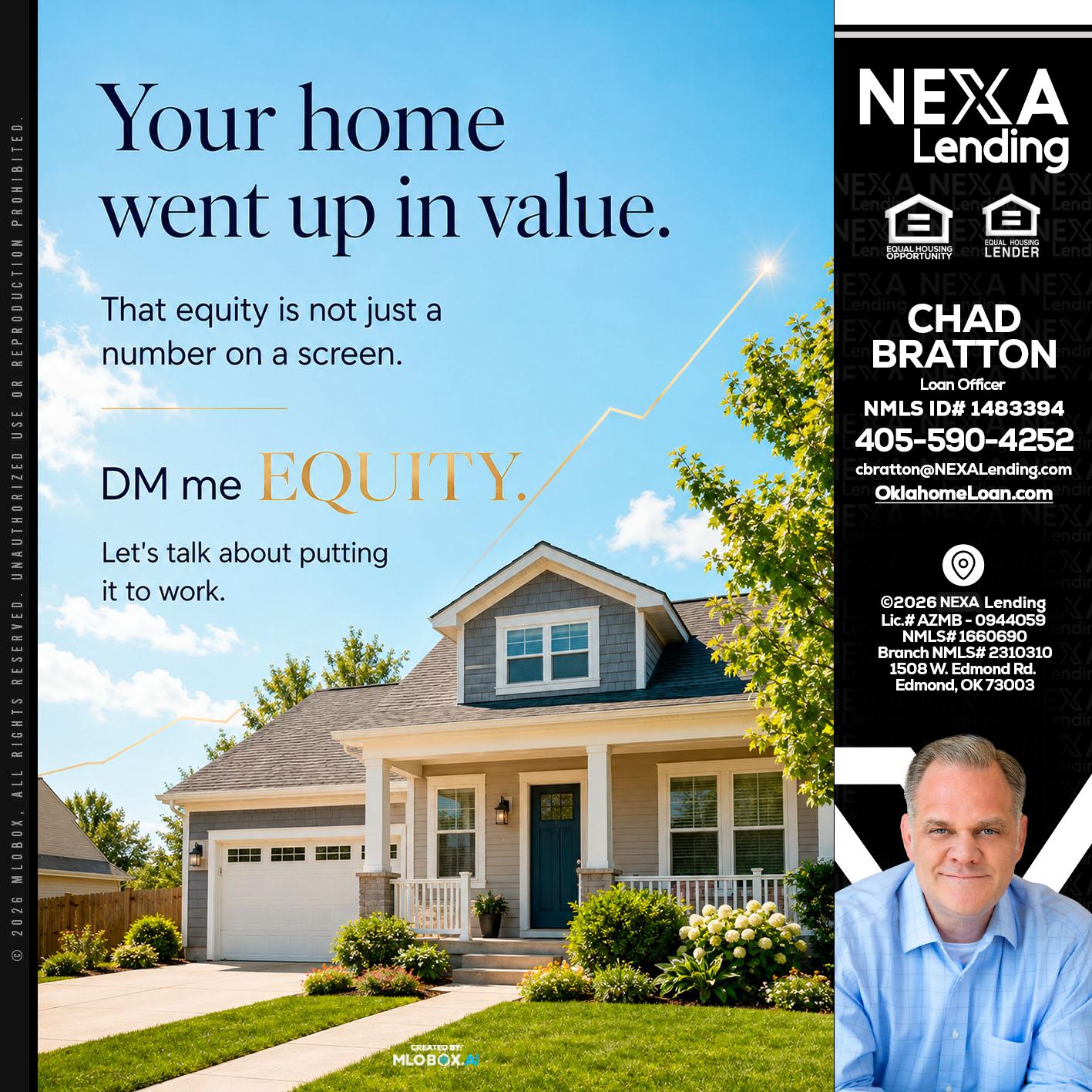 YOUR HOME - Chad Bratton -Senior Loan Officer