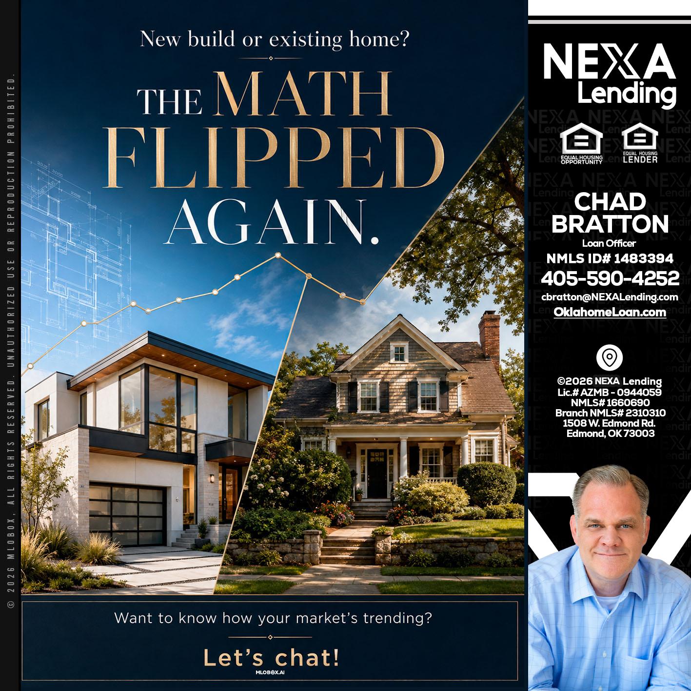 THE MATH FLIPED - Chad Bratton -Senior Loan Officer