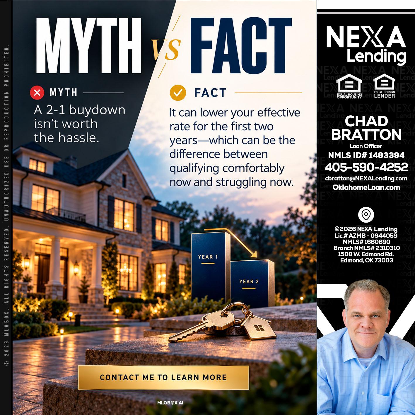 MYTH VS FACT - Chad Bratton -Senior Loan Officer