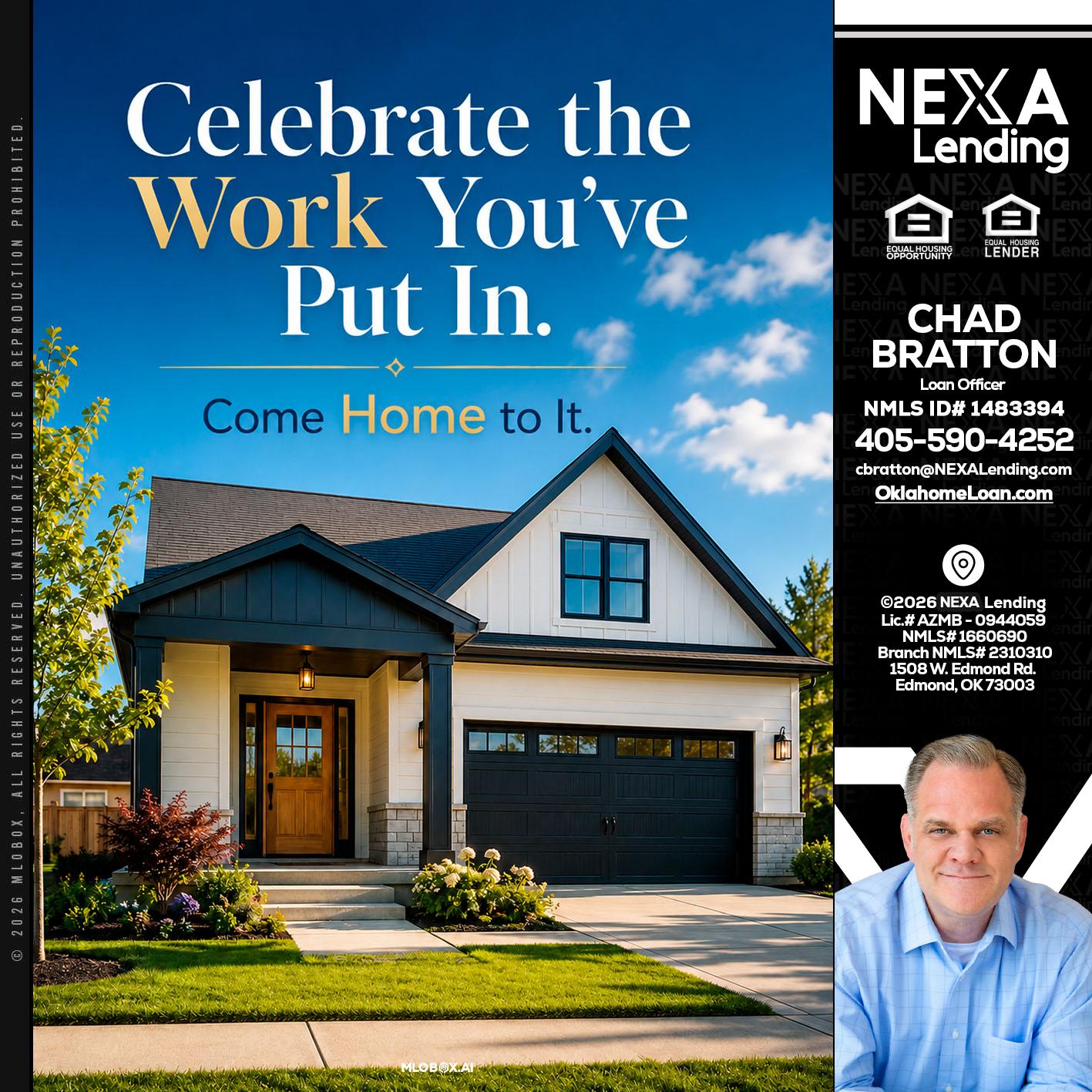 celebrate Labor Day - Chad Bratton -Senior Loan Officer