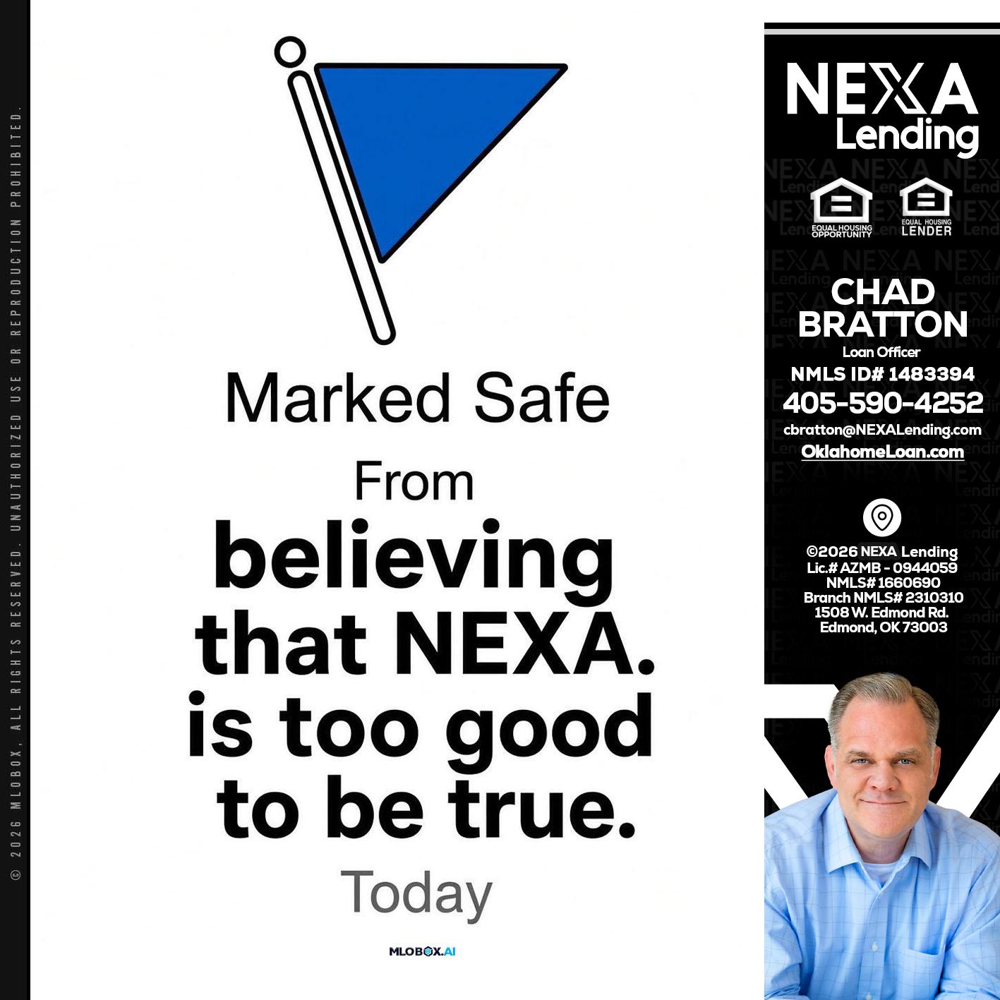 MARKED SAFE - Chad Bratton -Senior Loan Officer