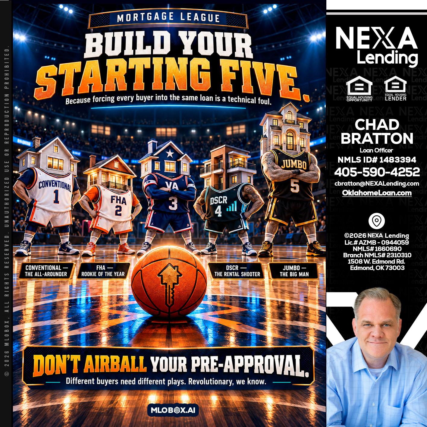 BUILD YOUR - Chad Bratton -Senior Loan Officer