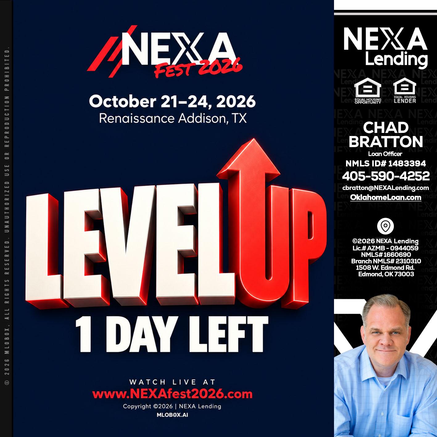 LEVEL UP - Chad Bratton -Senior Loan Officer